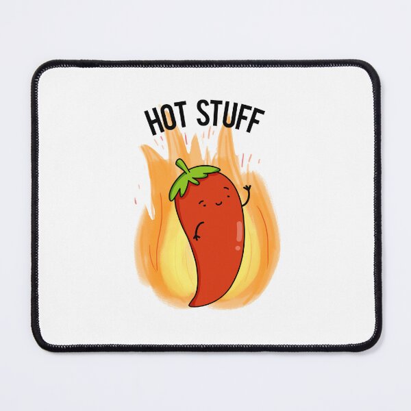 Item preview, Hot Stuff Funny Hot Chilli Pepper Puns  designed and sold by punnybone.