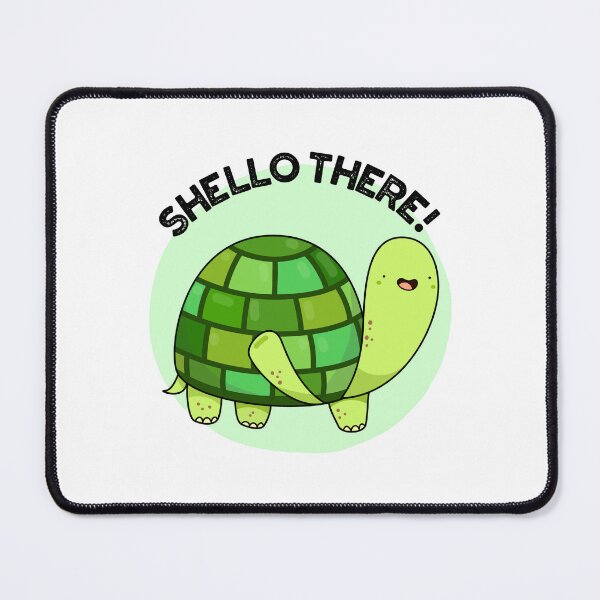 Item preview, Shello There Funny Tortoise Puns  designed and sold by punnybone.