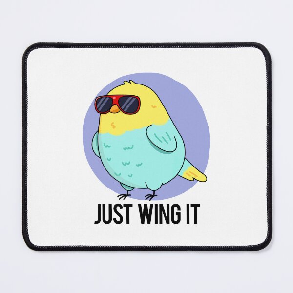 Item preview, Just Wing It Funny Bird Puns  designed and sold by punnybone.
