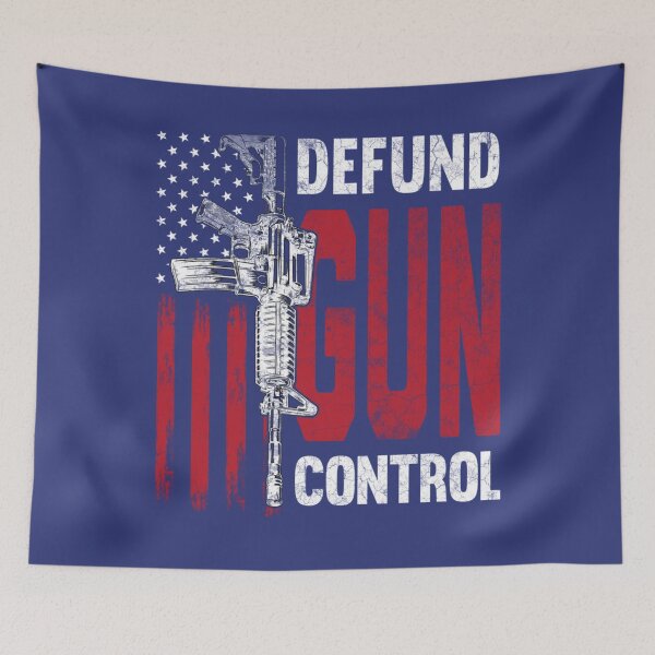 Item preview, Defund Gun Control 2Nd Amendment Progun Ar15 Usa Flag designed and sold by RoseBinn.
