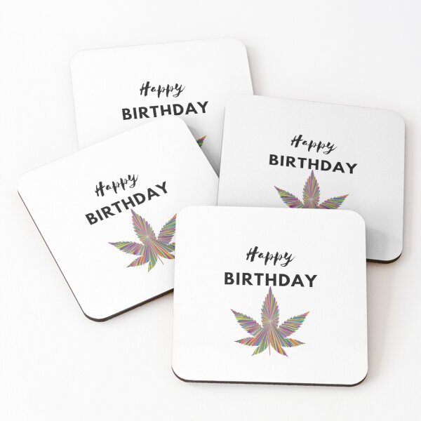 Item preview, Cannabis - Happy Birthday designed and sold by BestDesignbySof.