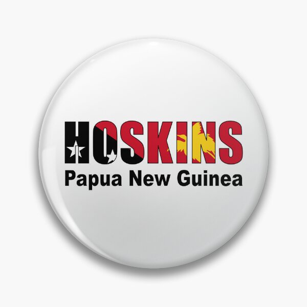 Item preview, Hoskins with Papua New Guinea Flag PNG designed and sold by PNG-pikinini.