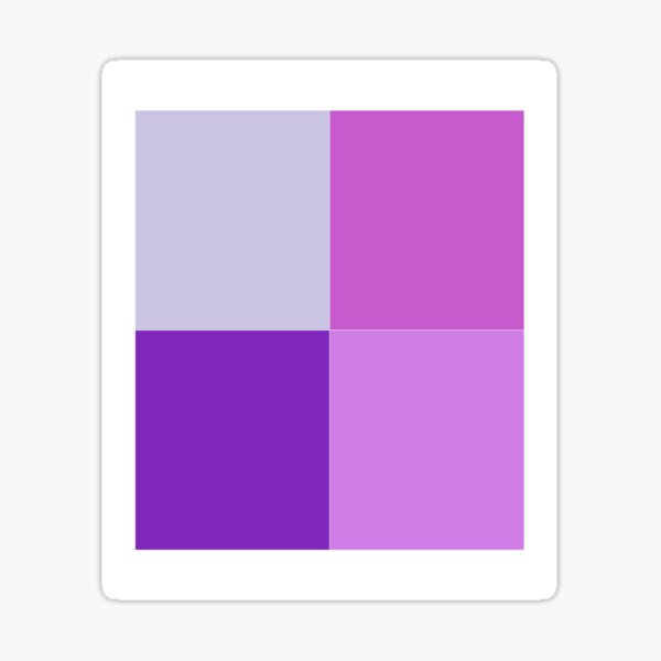 Purple Quartet Sticker