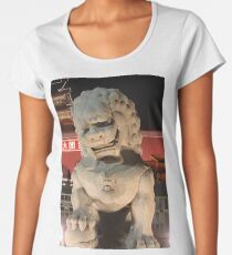 Forbidden City Guard Dragon Women's Premium T-Shirt