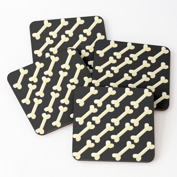 Item preview, Bones. Dog bones. Off white, bone colour color. Pattern designed and sold by JellyBeenzz.