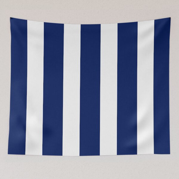 Item preview, Nautical blue vertical stripes pattern designed and sold by StudioBarcelona.