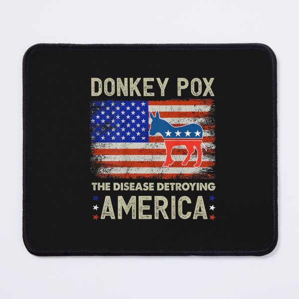 Item preview, Donkey Pox The Disease Destroying America Donkeypox Back T-Shirt designed and sold by Tourane-Navy.