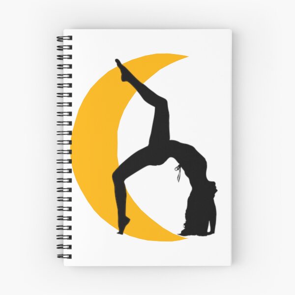 Item preview,   Cute half moon yoga pose art. designed and sold by BEAUTY ⭐⭐⭐⭐⭐.