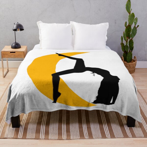 Item preview,   Cute half moon yoga pose art. designed and sold by BEAUTY ⭐⭐⭐⭐⭐.