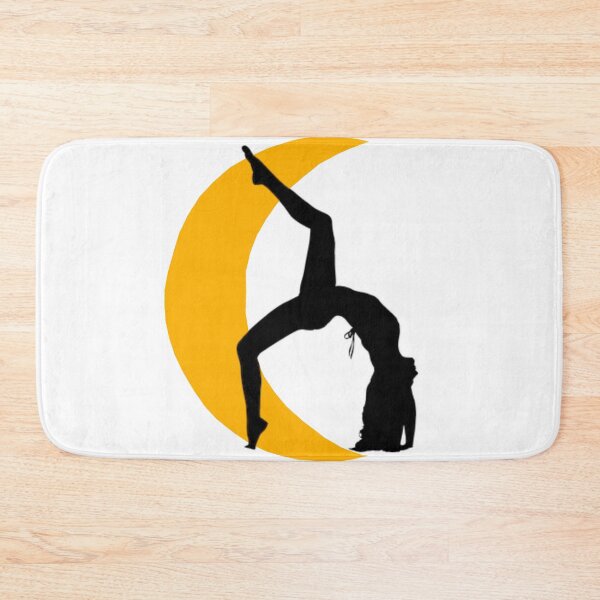 Item preview,   Cute half moon yoga pose art. designed and sold by BEAUTY ⭐⭐⭐⭐⭐.