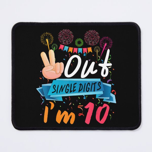 Item preview, Peace Out Single Digits I'm 10 Birthday 10 Years Old Kids designed and sold by RoseBinn.