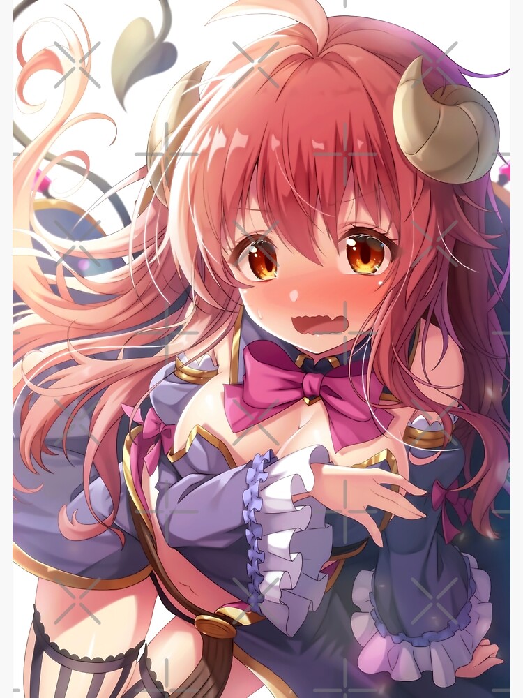 "Yuko Yoshida The Demon Girl Next Door Design Fanart" Art Print by