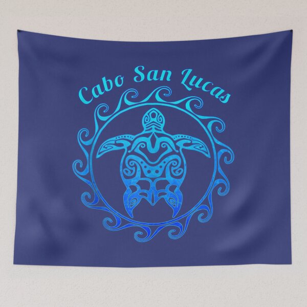 Item preview, Tribal Maori Polynesian Sea Turtle Cabo San Lucas designed and sold by RoseBinn.