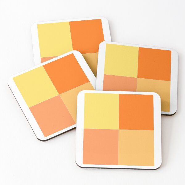 Item preview, Orange and Yellow Quartet designed and sold by TheWorldofYvonneMarrs.