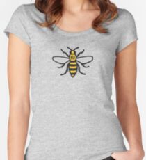 Manchester Bee, Classic Edition Women's Fitted Scoop T-Shirt