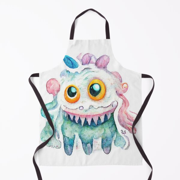 Item preview, Cute Funny Watercolor Monster by Pixelista designed and sold by pixelista.