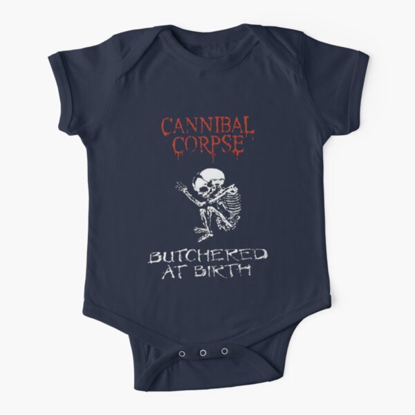 Cannibal Corpse Logo BABY BODY+BIBS BODYSUIT KURZARM /LANGARM/OHNE ARM VEST 