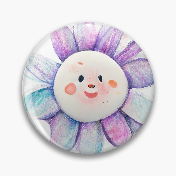 Item preview, Cute Funny Watercolor Flower Monster by Pixelista designed and sold by pixelista.