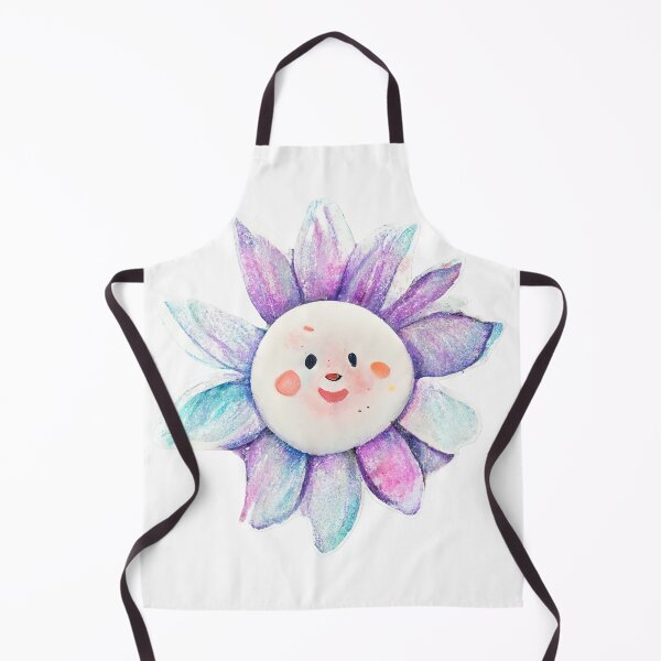 Item preview, Cute Funny Watercolor Flower Monster by Pixelista designed and sold by pixelista.