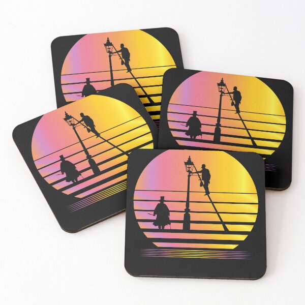 Item preview, Mr Jack Synthwave - Board Game Inspired Graphic - Tabletop Gaming  - BGG designed and sold by MeepleDesign.