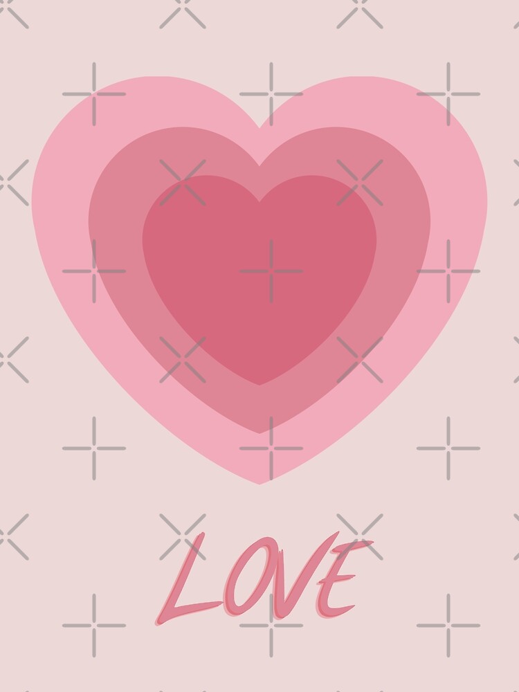 Preppy Love Heart Design Maximalist Y2k Poster For Sale By Vanillaart Redbubble 9605