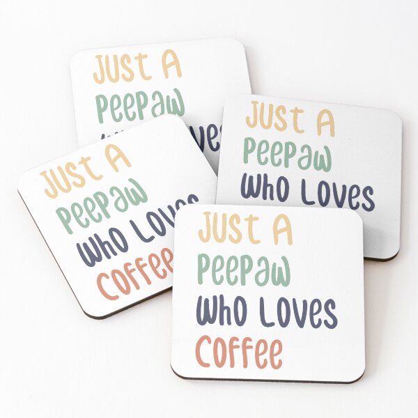 Item preview, Just A Peepaw Who Loves Coffee designed and sold by medbdj.