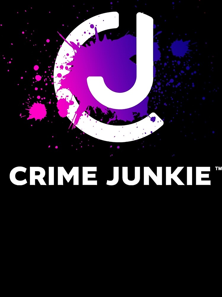 "Crime Junkie Merch Crime Junkies Logo " Art Print for Sale by