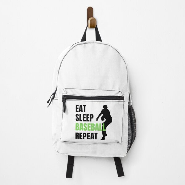 Item preview, Eat Sleep Baseball Repeat - Black Green 2 designed and sold by GymWearDepot.