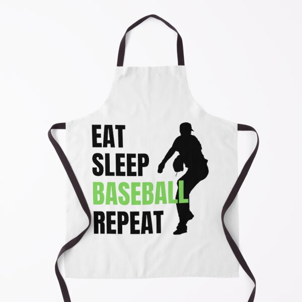 Item preview, Eat Sleep Baseball Repeat - Black Green 2 designed and sold by GymWearDepot.