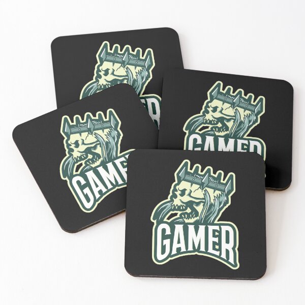 Item preview, Gamer with Crowned King Skull designed and sold by PRIVARSHU.