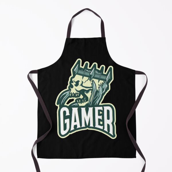 Item preview, Gamer with Crowned King Skull designed and sold by PRIVARSHU.