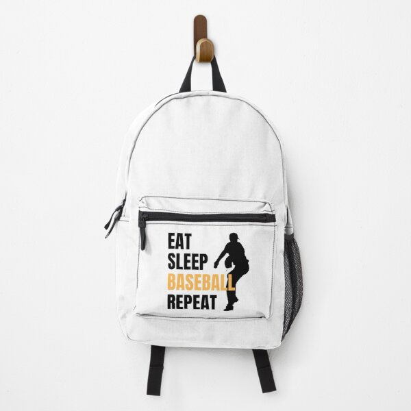 Item preview, Eat Sleep Baseball Repeat - Black Yellow 2 designed and sold by GymWearDepot.