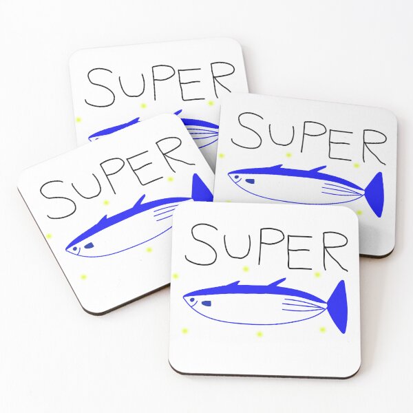 Item preview, super tuna fish blue designed and sold by goldenshop22.