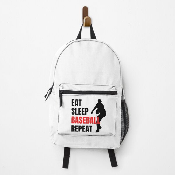 Item preview, Eat Sleep Baseball Repeat - Black Red 2 designed and sold by GymWearDepot.