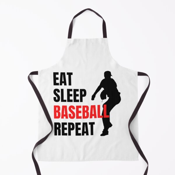 Item preview, Eat Sleep Baseball Repeat - Black Red 2 designed and sold by GymWearDepot.