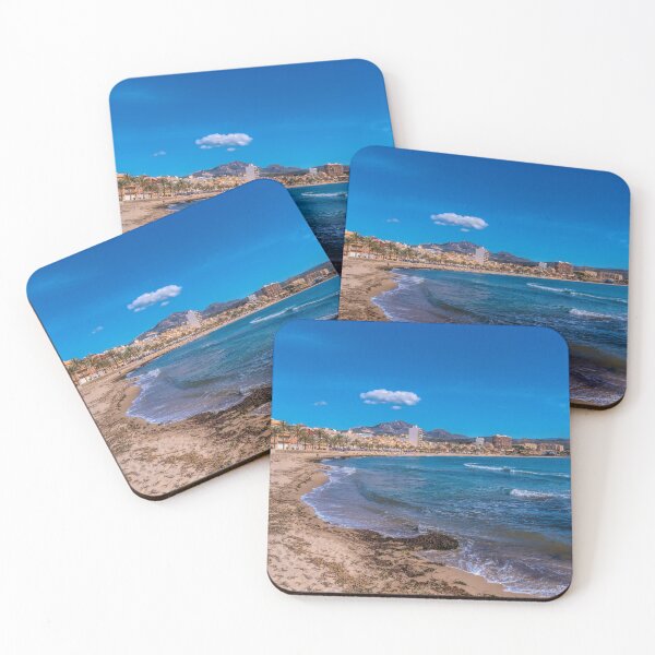 Item preview, El Campello Beach with Mountain View Costa Blanca Spain Alicante designed and sold by acceleratorhams.