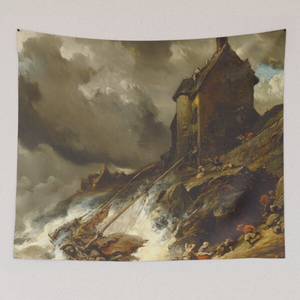 Item preview, The Wreck - Eugène Louis Gabriel Isabey  designed and sold by Vintage Designs +.