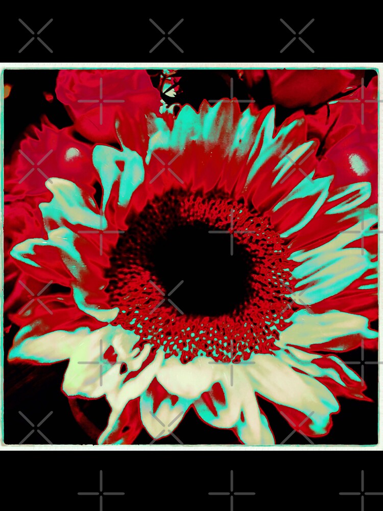 Thumbnail 7 of 7, Oversized T-Shirt, Bright Floral - Fiery Sunflower Design designed and sold by OneDayArt.