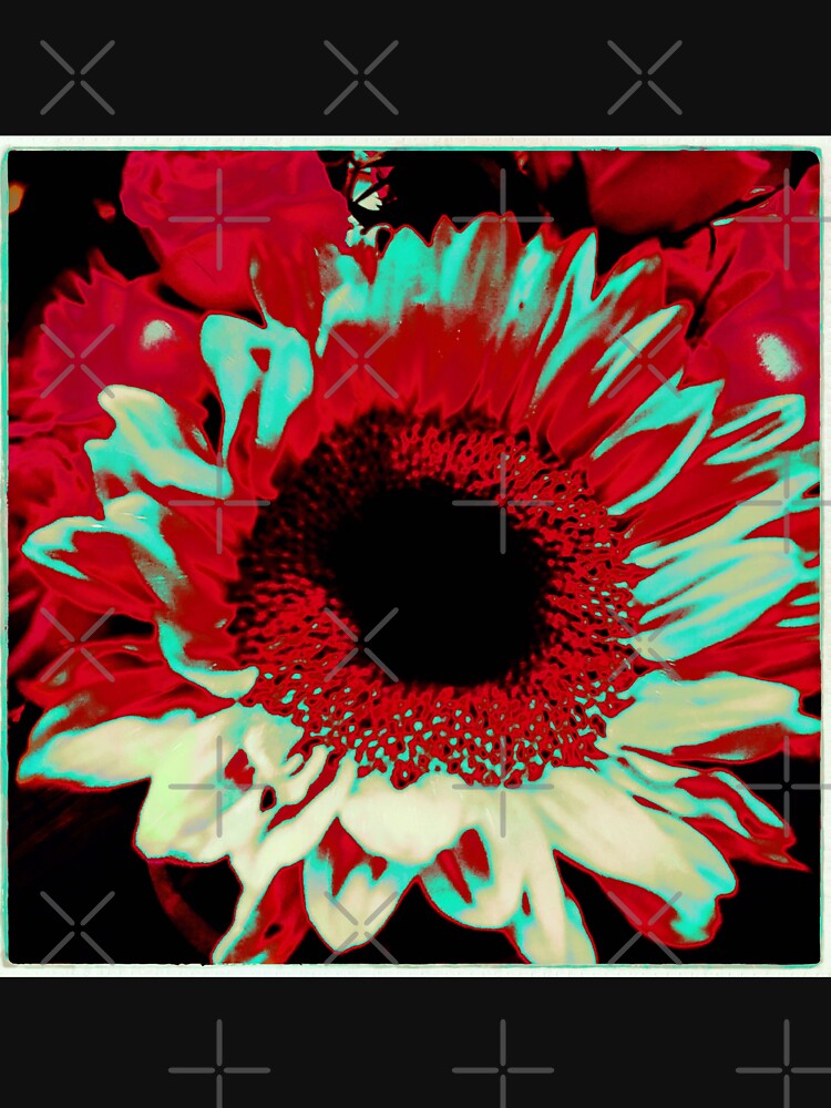 Thumbnail 7 of 7, Classic T-Shirt, Bright Floral - Fiery Sunflower Design designed and sold by OneDayArt.