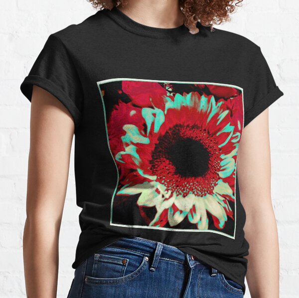 Bright Floral - Fiery Sunflower Design Classic T-Shirt
