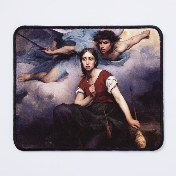Item preview, Joan of Arc vintage painting portrait art (jean d ar)c - Eugene Thirion designed and sold by Vintage Designs +.