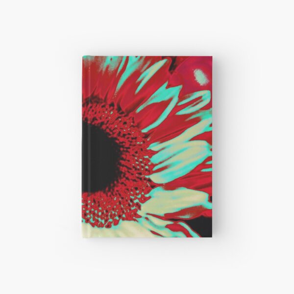 Bright Floral - Fiery Sunflower Design Hardcover Journal