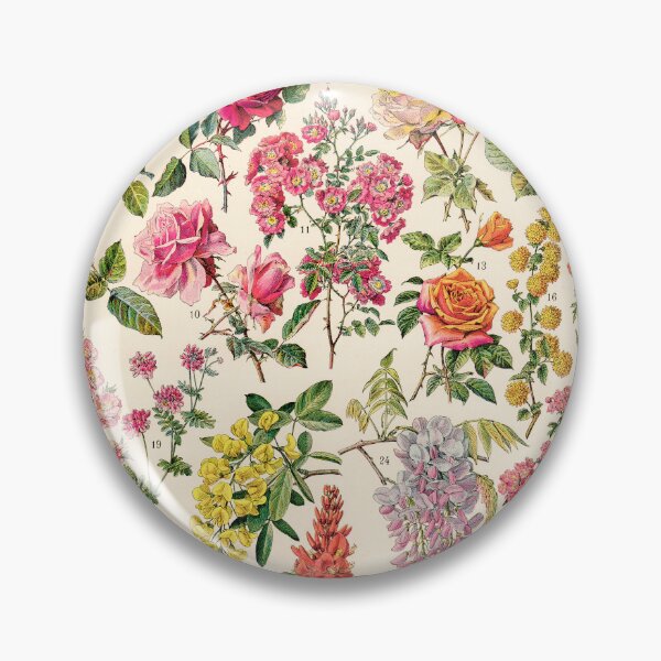 Item preview, Adolphe Millot - Rosacées - French vintage botanical illustration designed and sold by DejaVuStudio.
