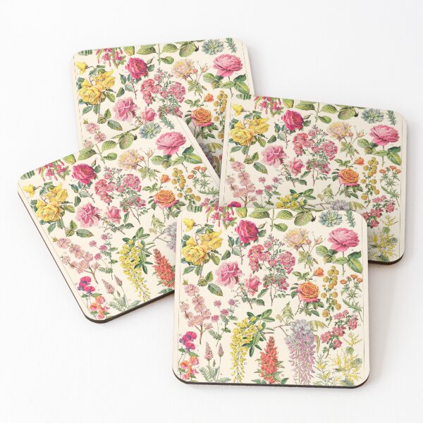 Item preview, Adolphe Millot - Rosacées - French vintage botanical illustration designed and sold by DejaVuStudio.