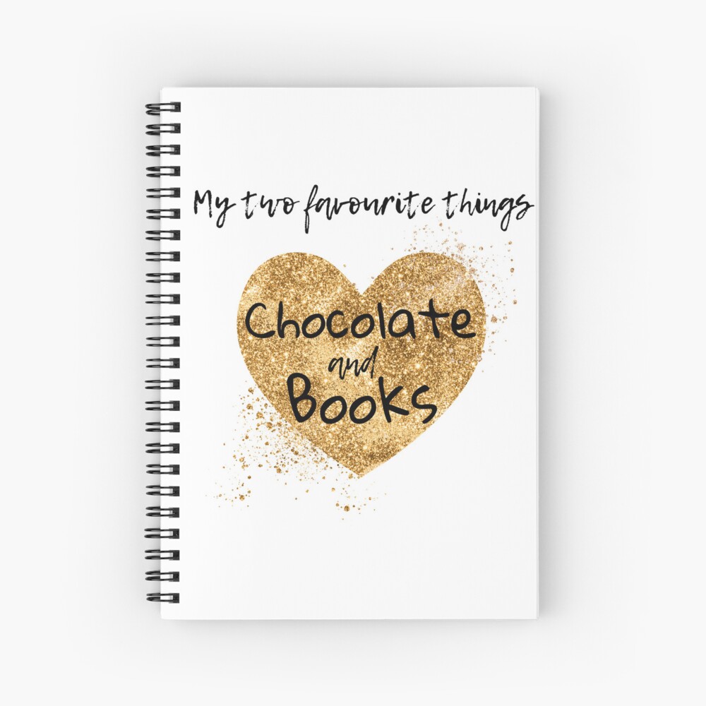 Page De Garde Cahier Des Rats Cahier à spirale for Sale avec l'œuvre « Chocolat et livres » de l'artiste IviBlack | Redbubble