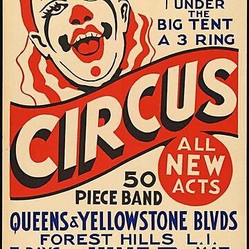 Artwork thumbnail, Vintage Circus Advertisement by ramazis