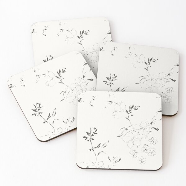 Item preview, Monochrome Floral (black) designed and sold by JennieCarolina.