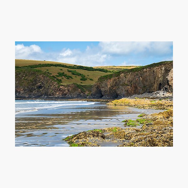Item preview, Newport Sands Beach - Cliffs & Rocks - Pembrokeshire Coast designed and sold by Harmony Of The Mind.