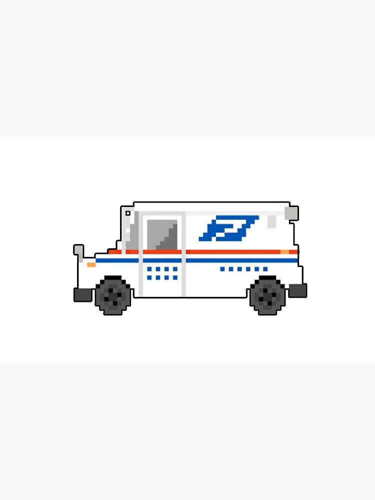 "Mail Truck" Sticker for Sale by TobyCast Redbubble