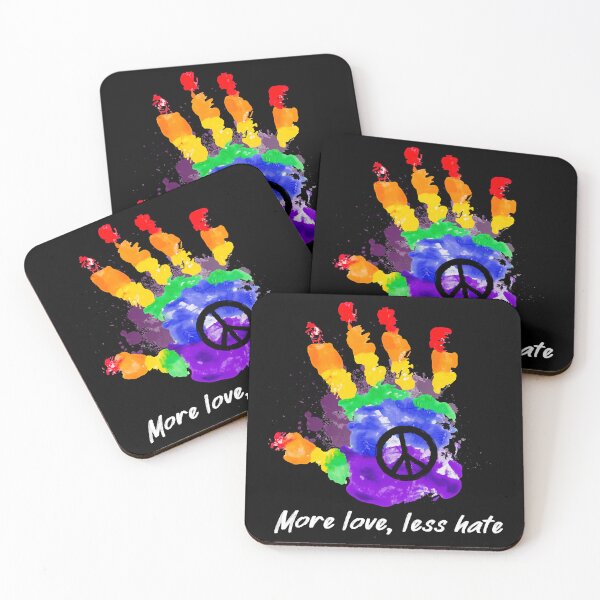Item preview, More Love Less Hate Hand designed and sold by PuaoNiem.